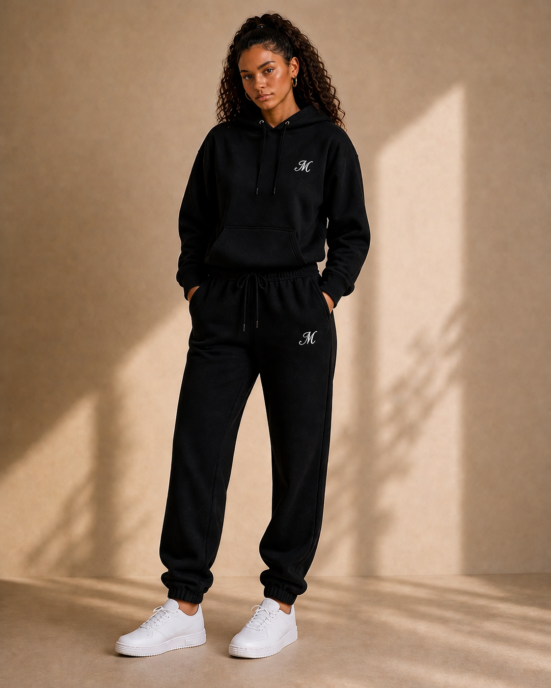 Mood Essential Tracksuit – Black