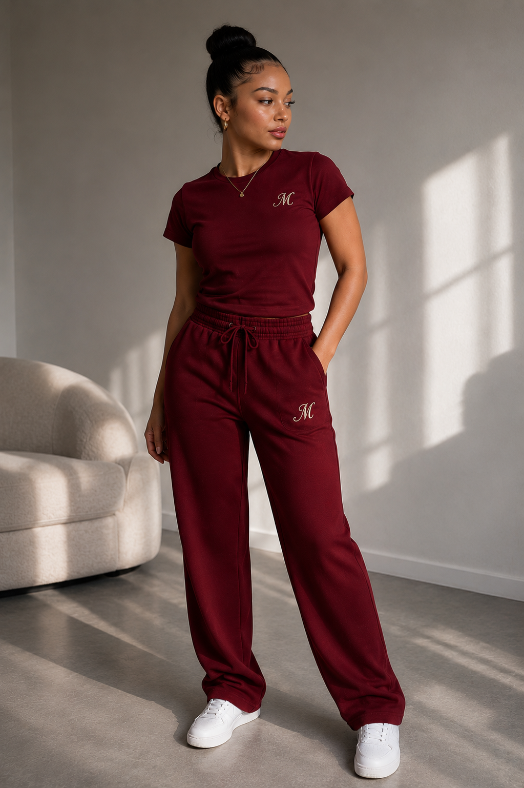 Mood Burgundy Lounge Set
