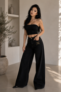 Mood Wide Leg Jeans – Black